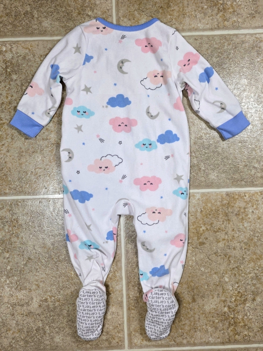 Carter’s 12M Unicorn & Cloud Fleece Footie Pajama Bundle - Picture 8 of 15